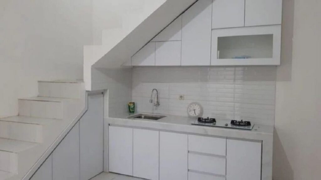 Kitchen Set Bawah Tangga Modern