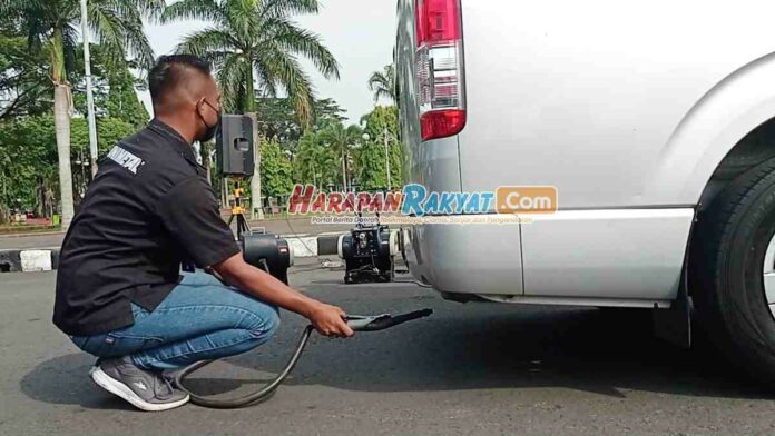 Gelar Uji Emisi Kendaraan Gratis, Dishub Ciamis Jelaskan Manfaatnya
