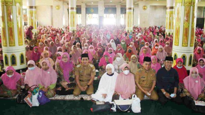 Ibu Ibu Pengajian dan Wabup Gelar Doa Bersama Hari Jadi Ciamis
