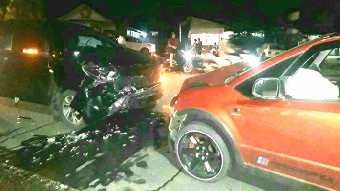 Lakalantas di Kota Banjar, Innova VS Suzuki X-over, Pengemudi Alami Luka-luka