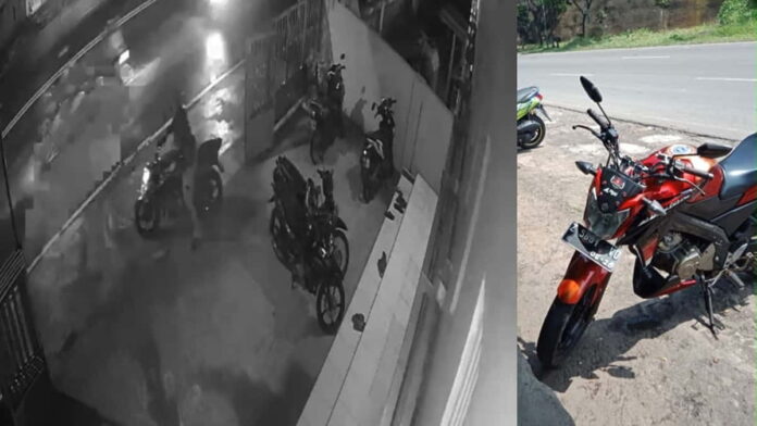 Maling Motor di Kota Banjar