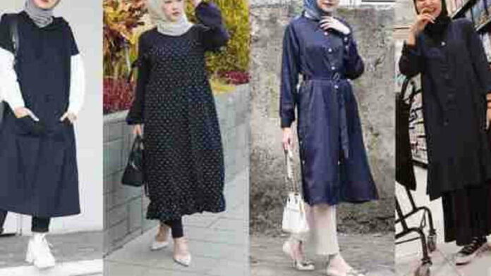 OOTD Tunik Hitam dengan Banyak Inspirasi Tampilan Berbeda