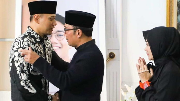 Sampaikan Belasungkawa Untuk Eril, AHY Takziyah ke Rumah Ridwan Kamil