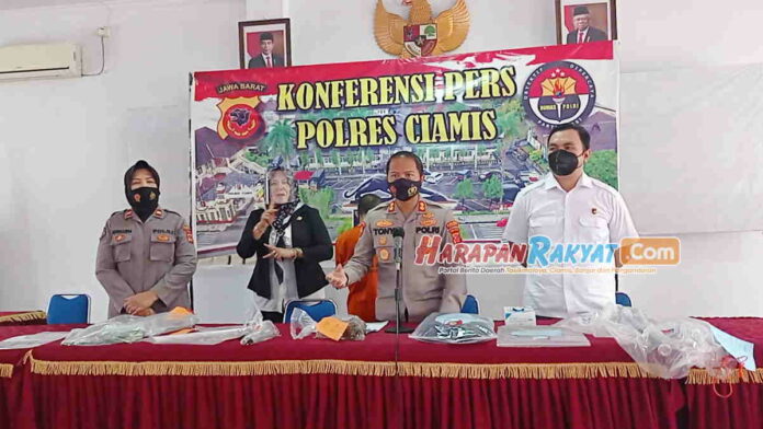 Satreskrim Ciamis Amankan Satu Pelaku Curanmor Bermodus Baru