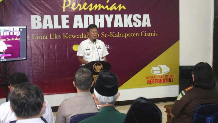 Bupati Ciamis Resmikan Bale Adhyaksa, Berharp Perkara Ringan Selesai di Luar Persidangan