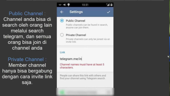 Cara Membuat Channel di Telegram HP Android dan iOS dengan 2 Tahap