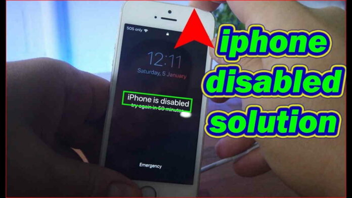 Cara Membuka iPhone Disable Tanpa Komputer