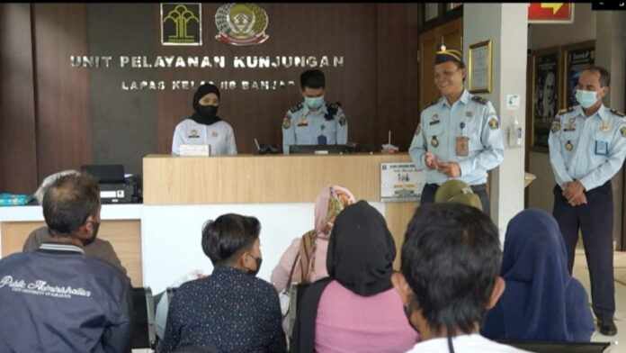 Lapas Banjar Kembali Buka Kunjungan Tatap Muka