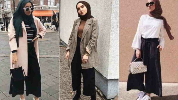 OOTD Kulot Hitam Inspirasi Style Gaya Busana Formal dan Kasual