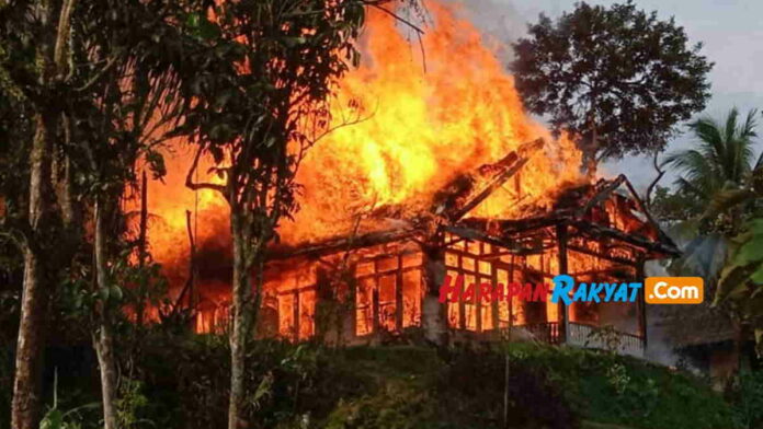 Penyebab Kebakaran di Kampung Kuta