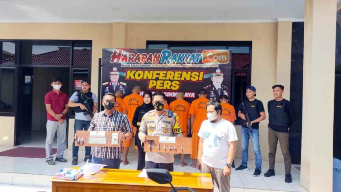 Polres Tasikmalaya Ringkus Tiga Kelompok Curanmor, 3 Masih DPO