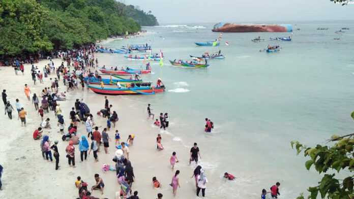 Selama Libur Sekolah, Wisata Pangandaran Ramai Pengunjung