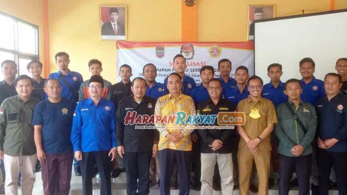 Sosialisasi Tahapan Pemilu 2024 di Rajadesa, KT Gandeng KPU Ciamis
