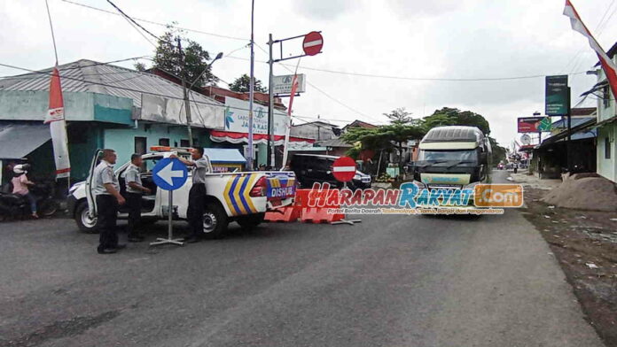 Ada Rekayasa Arus Lalin di Jalan Stasiun Ciamis
