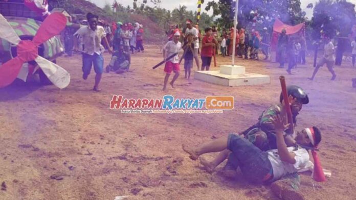 Aksi Teatrikal Melawan Penjajah Meriahkan HUT RI di Mulyasari Kota Banjar