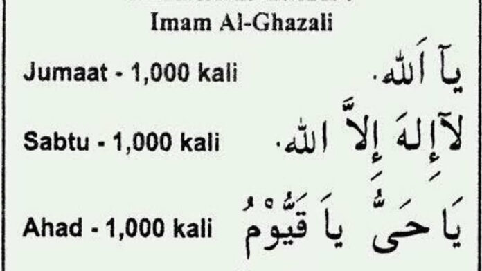 Amalan Harian Imam Al Ghazali yang Mudah, Simak dan Lakukanlah