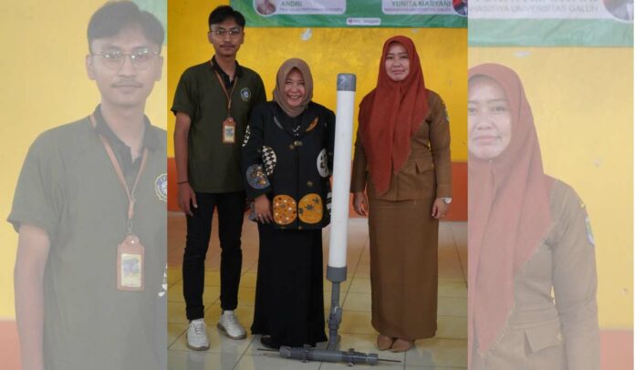 Mahasiswa Unigal Fasilitasi Pompa Hidram bagi Petani Janggala Cidolog Ciamis