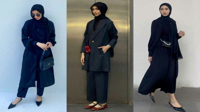 Outfit Serba Hitam yang Simpel tapi Tetap Modis untuk Hijabers!