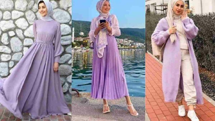 Paduan Baju Warna Lavender Tampilkan Kesan Fresh dan Ceria
