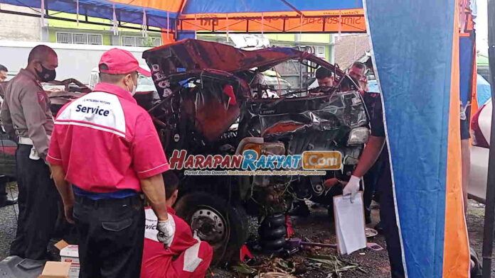 Pasca Kecelakaan di Ciamis, Tim TAA Ditlantas Polda Jabar Cek Mobil Bak Terbuka