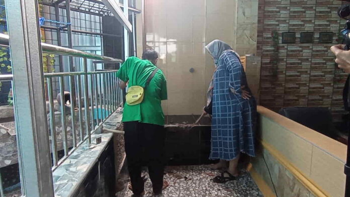 Tembok Jalan Gang di Ciamis