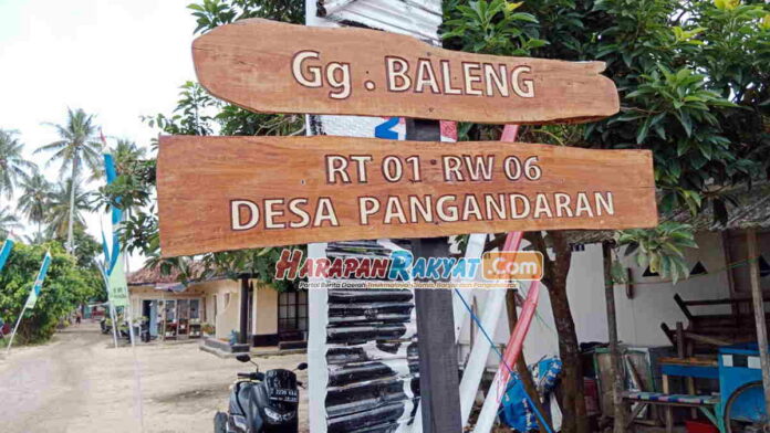 Warga Inisiatif Buat dan Pasang Plang Nama Jalan di Pangandaran