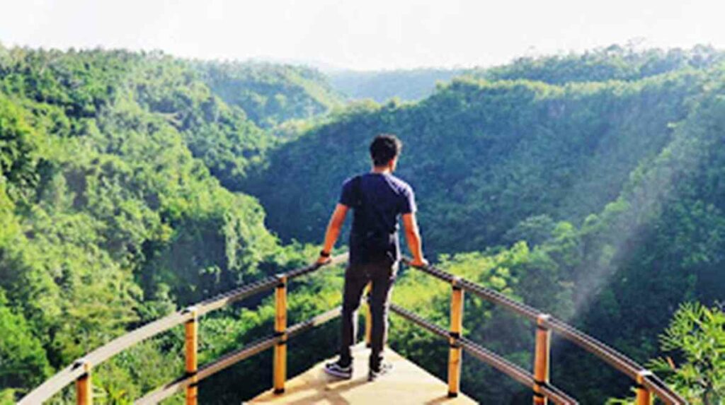 Objek Wisata Anjungan Tukad Melangit Bangli Bali