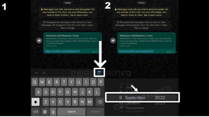 Cara Mencari Pesan WA Berdasarkan Tanggal, Ini Fiturnya