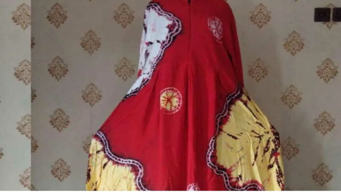 Gamis Sasirangan Kombinasi Tampil dengan Motif dan Warna Unik