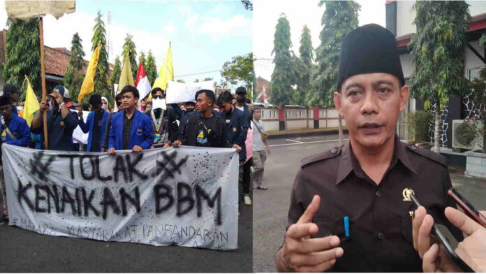 Hadapi Pendemo, Begini Kata Ketua DPRD Pangandaran Soal Kenaikan Harga BBM