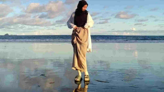 Hijab Bergo Jersey Modis, Cocok untuk Pemilik Wajah Bulat