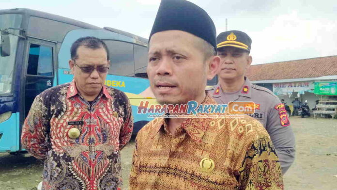 Wakil Ketua DPRD Ciamis Dengarkan Keluhan Pedagang Pasar Banjarsari Pasca Kebakaran