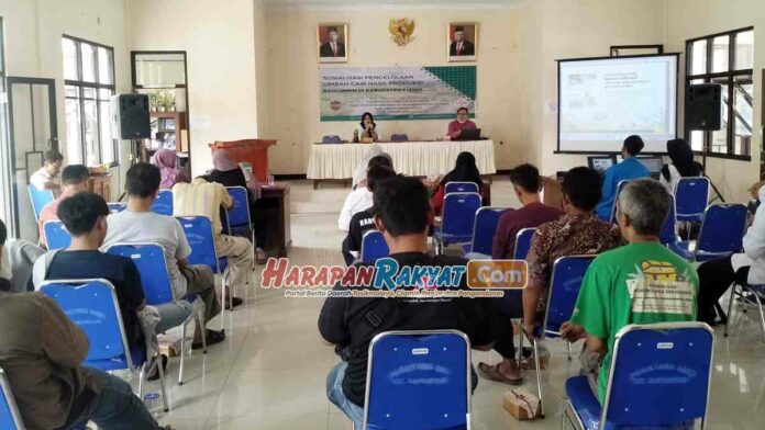DPRKPLH Ciamis Kumpulkan Kades dan Pengusaha UMKM se Banjarsari