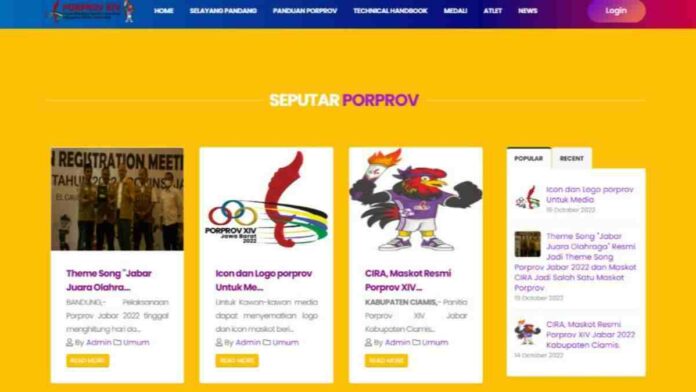 Portal web Porprov