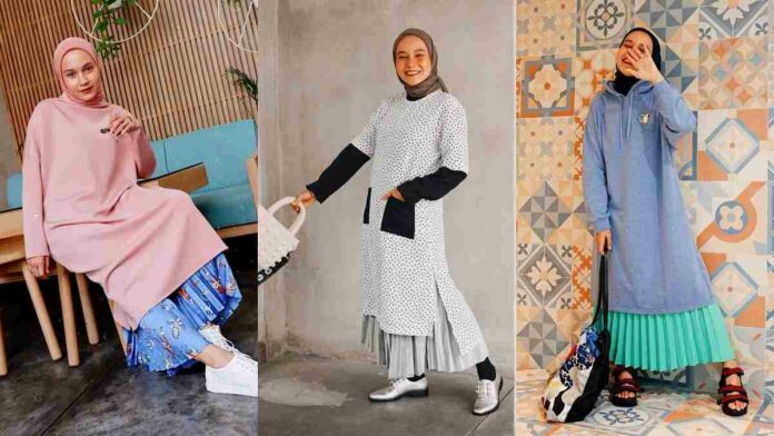 Paduan Tunik dan Rok Wanita Berhijab yang Ingin Tampil Modis