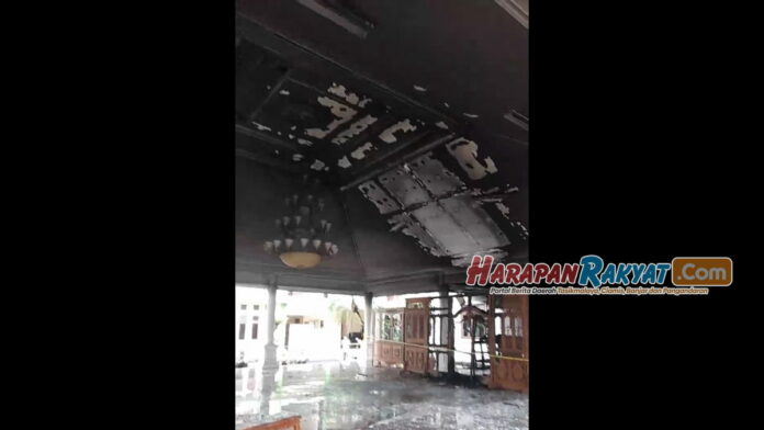 Pendopo Wali Kota Banjar Dilalap si Jago Merah