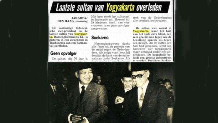 Perjuangan Sri Sultan Hamengkubuwono IX