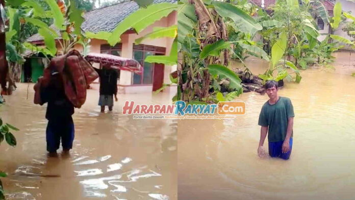 Rumah Terendam Banjir, Puluhan Warga Batulawang Kota Banjar Diungsikan