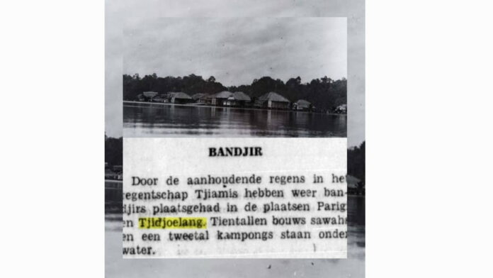 Sejarah Banjir di Cijulang Pangandaran Tahun 1940
