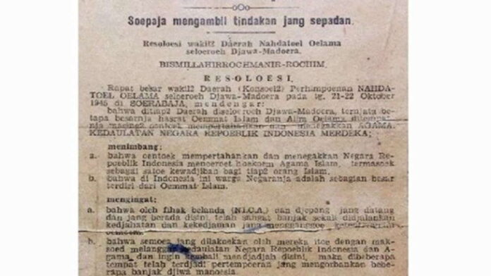 Sejarah Hari Santri Nasional