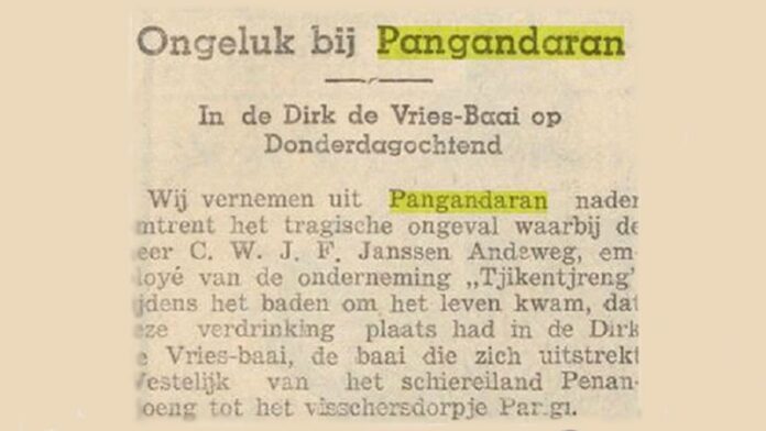 Sejarah wisatawan Pangandaran tenggelam