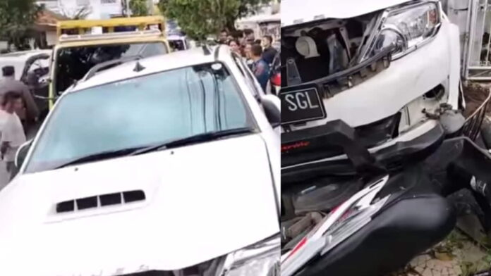 Tabrakan beruntuk 7 kendaraan di Tasikmalaya
