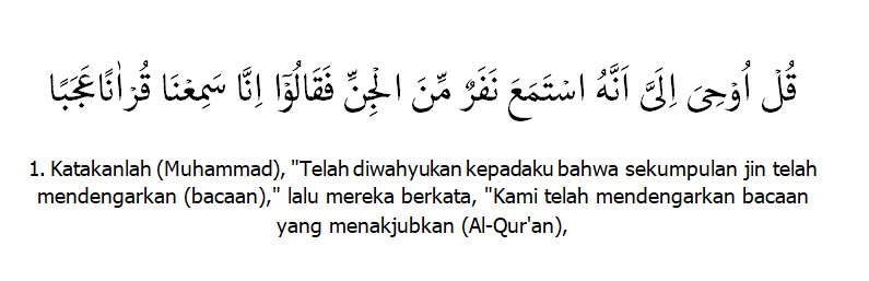 Kandungan Surat Al Jin, Mengisahkan Jin yang Menyembah Allah