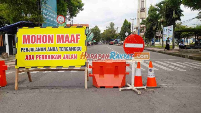 Bahayakan Pengendara, Jalan Rusak di Perintis Kemerdekaan Kota Banjar Mulai Diperbaiki