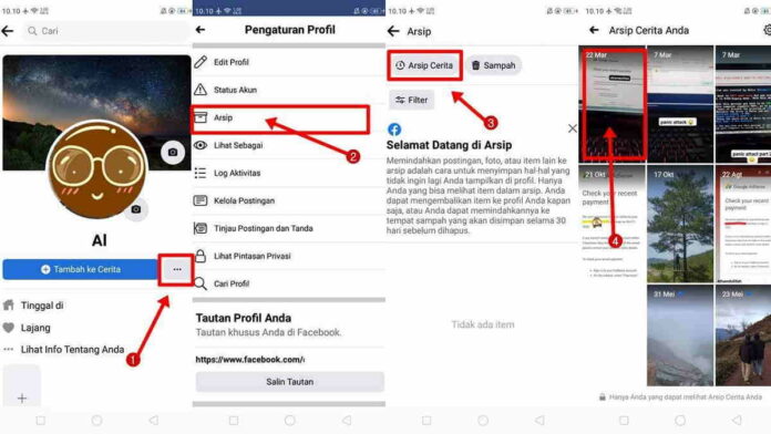 Cara Melihat Arsip Cerita di FB dengan Cepat dan Mudah