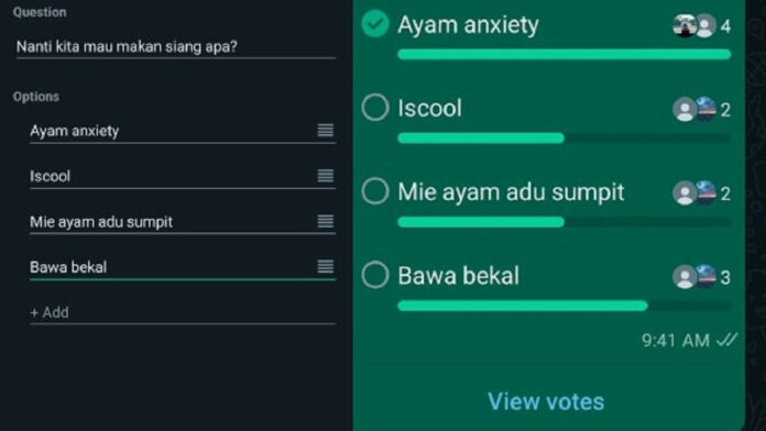Fitur Polling WhatsApp, Pengertian dan Cara Menggunakannya