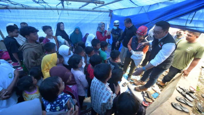 Label Donatur Korban Gempa Cianjur