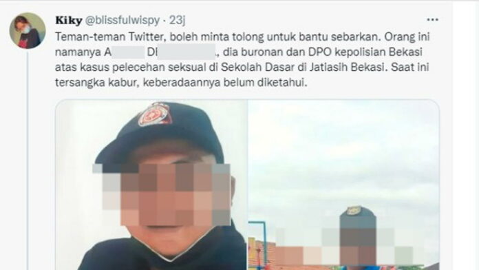 Guru di Bekasi Dituduh Lecehkan Siswa SD Viral di Twitter