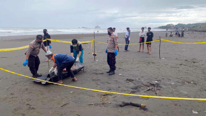 Mayat Misterius Ditemukan di Pantai Cimanuk Tasikmalaya