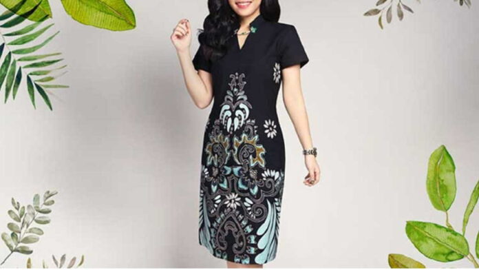 Model Baju Batik Terusan Selutut Cocok unuk Pesta, Ini Tipsnya